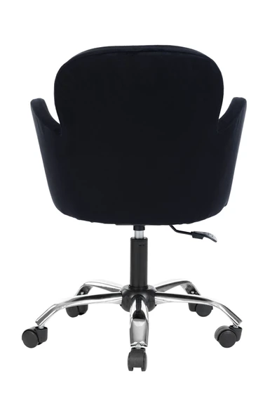 MARKAELZ Krom Metal Ayaklı Ofis Çocuk Odası Çalışma Sandalyesi (AYARLANABİLİR) KELEBEK - 4