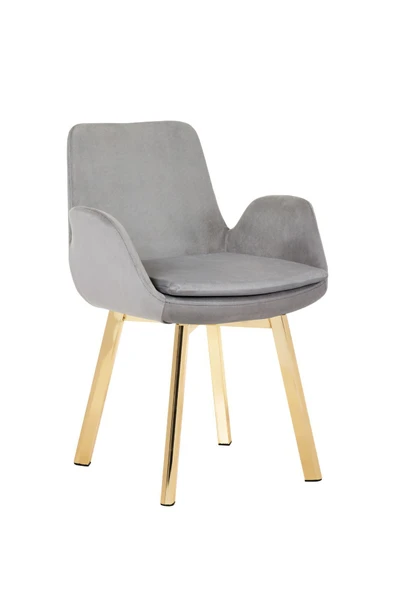 MARKAELZ GOLD METAL AYAKLI SALON/MUTFAK SANDALYESİ PESCADO (BABYFACE) - Resim 2