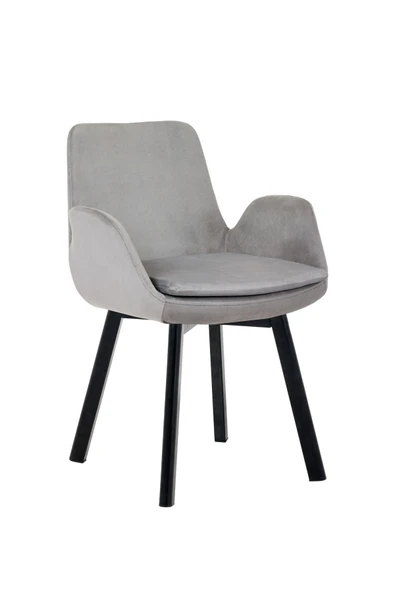 MARKAELZ SİYAH METAL AYAKLI SALON/MUTFAK SANDALYESİ PESCADO (BABYFACE) - 2