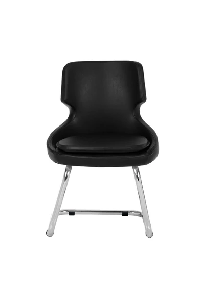 MARKAELZ Krom Metal Ayaklı SANDALYE MİSAFİR KOLTUĞU BEKLEME KOLTUĞUDERİ SELEKULAK