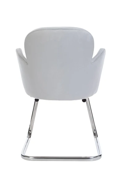 MARKAELZ MARKAELZ Krom Metal Ayaklı KELEBEK SANDALYE MİSAFİR KOLTUĞU BEKLEME KOLTUĞU - 4