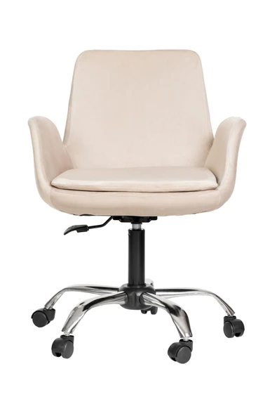 MARKAELZ Krom Metal Ayaklı Ofis Çocuk Odası Çalışma Sandalyesi (AYARLANILABİLİR) PESCADO