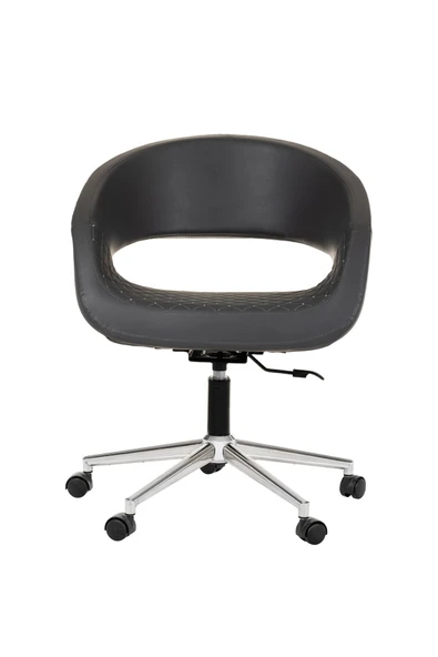 MARKAELZ Krom Metal Ayaklı  (ayarlanilabilir) Deri Kuaför Koltuğu