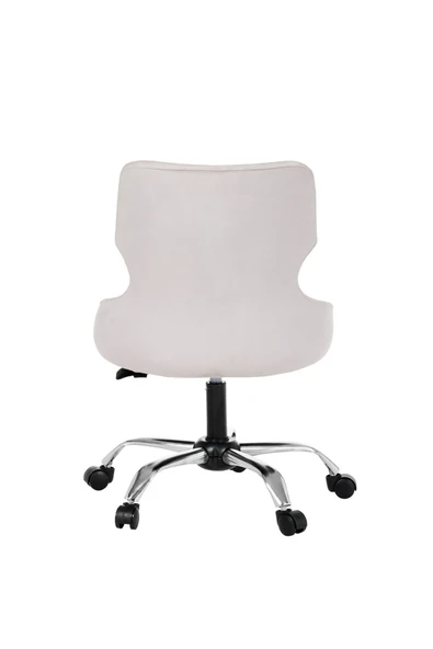 MARKAELZ Krom Metal Ayaklı Ofis Çocuk Odası Çalışma Sandalyesi (ayarlanilabilir) SeleKulak - Resim 4