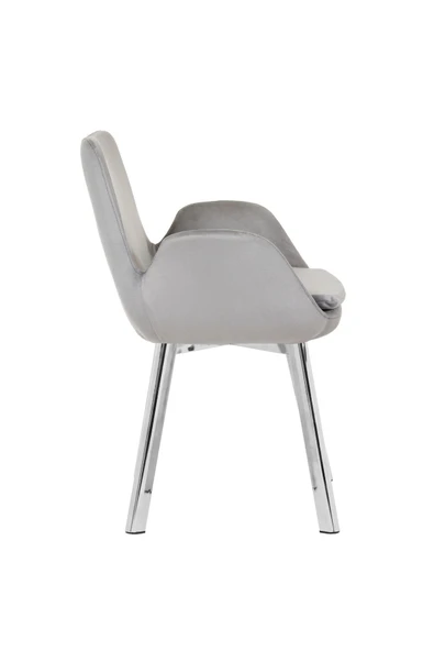 MARKAELZ KROM METAL AYAKLI SALON/MUTFAK SANDALYESİ PESCADO (BABYFACE) - 3