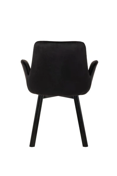 MARKAELZ SİYAH METAL AYAKLI SALON/MUTFAK SANDALYESİ PESCADO (BABYFACE) - 4