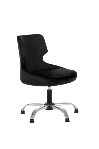 MARKAELZ Krom Metal Ayaklı Ofis Çocuk Odası Çalışma Sandalyesi (ayarlanilabilir) PAPUÇLU SELEKULAK - 2