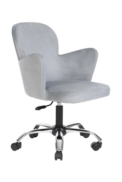 MARKAELZ Krom Metal Ayaklı Ofis Çocuk Odası Çalışma Sandalyesi (AYARLANABİLİR) KELEBEK - 2