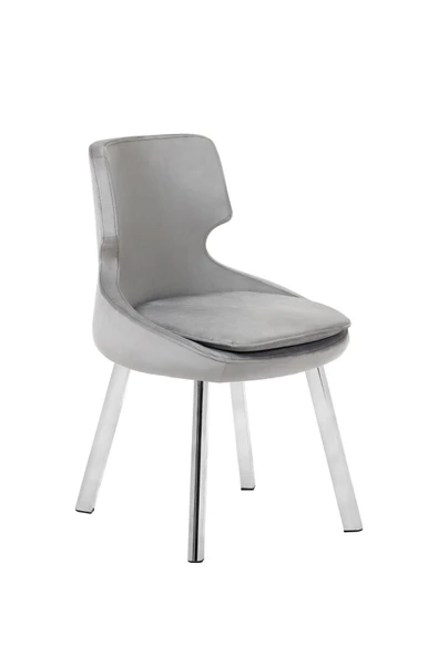 MARKAELZ KROM METAL AYAKLI SALON/MUTFAK SANDALYESİ SELEKULAK (BABYFACE) - Resim 2