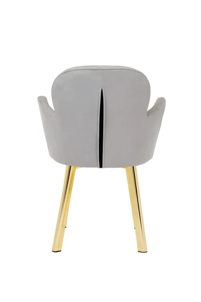 MARKAELZ GOLD METAL AYAKLI SALON/MUTFAK SANDALYESİ KOLLUKELEBEK (BABYFACE) - 4