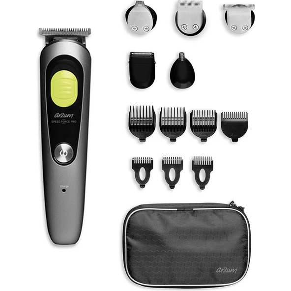 Arzum AR5211 Speed Force Pro 12 In 1 Erkek Bakım Seti - Gri - 2