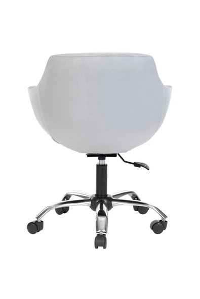 MARKAELZ Krom Metal Ayaklı Ofis Çocuk Odası Çalışma Sandalyesi (AYARLANILABİLİR) MONOKO - 4