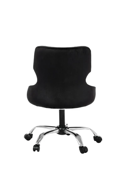 MARKAELZ Krom Metal Ayaklı Ofis Çocuk Odası Çalışma Sandalyesi (ayarlanilabilir) SeleKulak - Resim 4