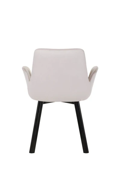 MARKAELZ SİYAH METAL AYAKLI SALON/MUTFAK SANDALYESİ PESCADO (BABYFACE) - Resim 4