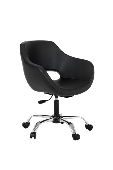 MARKAELZ Kuaför Koltuğu Sabit Ayak Deri Ciervo - Resim 2