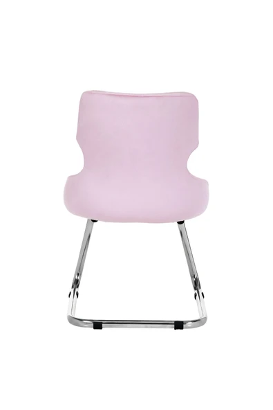 MARKAELZ Krom Metal Ayaklı MİSAFİR KOLTUĞU BEKLEME KOLTUĞUC SELEKULAK (BABY FACE KUMAŞ) - 4