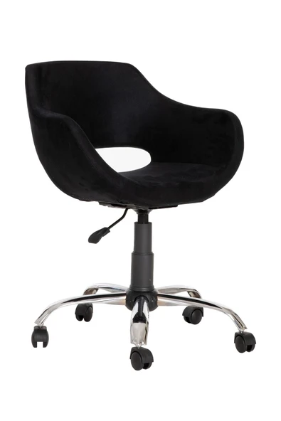 MARKAELZ Krom Metal Ayaklı Ofis Çocuk Odası Çalışma Sandalyesi (AYARLANILABİLİR) Siyah - Resim 3