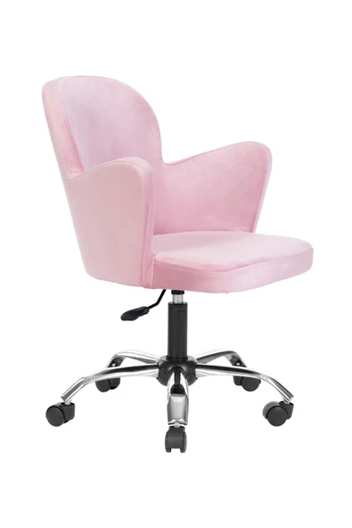 MARKAELZ Krom Metal Ayaklı Ofis Çocuk Odası Çalışma Sandalyesi (AYARLANABİLİR) KELEBEK - 2