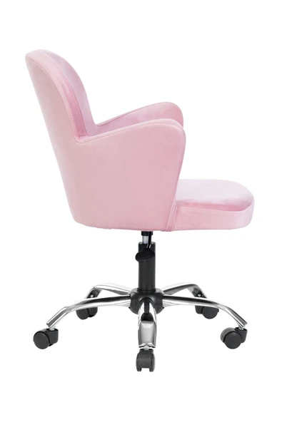 MARKAELZ Krom Metal Ayaklı Ofis Çocuk Odası Çalışma Sandalyesi (AYARLANABİLİR) KELEBEK - 3