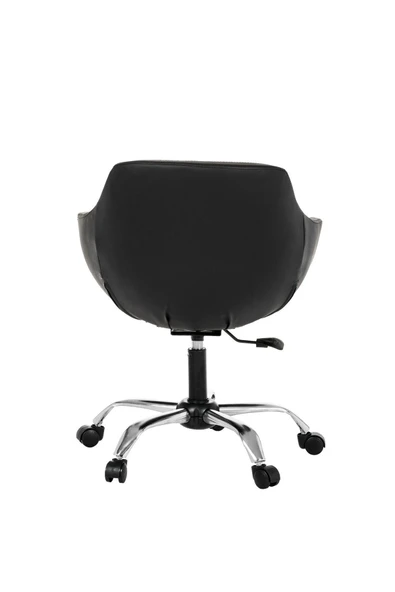 MARKAELZ Krom Metal Ayaklı Ofis Çocuk Odası Çalışma Sandalyesi (ayarlanilabilir)DERİ MONOKO - Resim 4