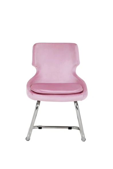 MARKAELZ Krom Metal Ayaklı MİSAFİR KOLTUĞU BEKLEME KOLTUĞUC SELEKULAK (BABY FACE KUMAŞ)