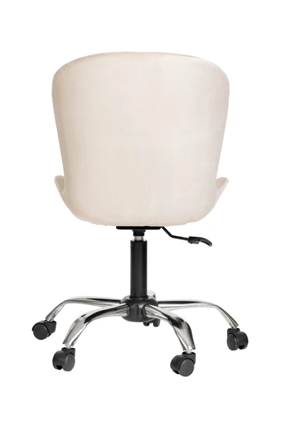 MARKAELZ Krom Metal Ayaklı Ofis Çocuk Odası Çalışma Sandalyesi (AYARLANILABİLİR) AÇELYA - Resim 4