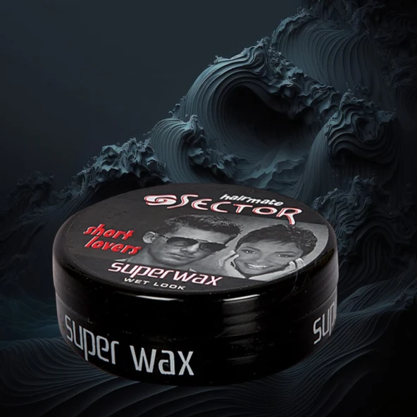 Sector Sector Hairmate Superwax Islak Görünüm Siyah Wax 150 Ml - 4