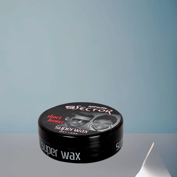 Sector Sector Hairmate Superwax Islak Görünüm Siyah Wax 150 Ml - 2