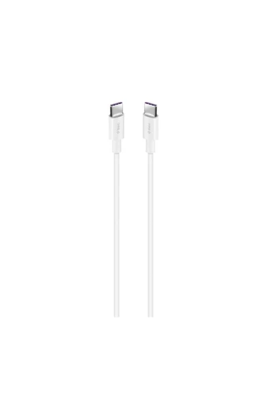 Ttec USB-C - USB-C 150cm Uyumlu 100w PD/QC Hızlı Şarj/Data Kablosu Beyaz