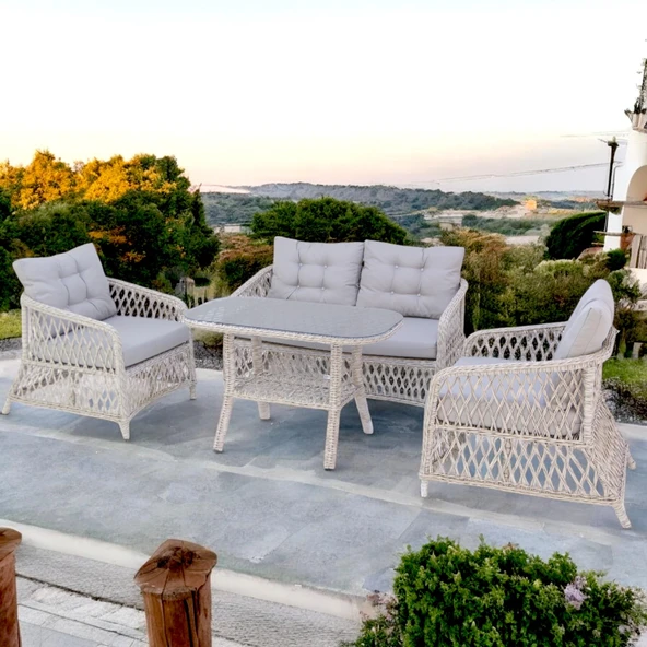 Marbella X  | Rehome İkili Rattan Bahçe Oturma Grubu | 626