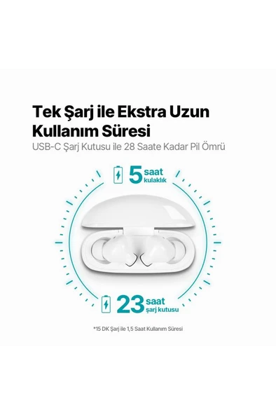 Ttec AirBeat Snap Gerçek Kablosuz TWS Bluetooth Kulaklık - 6