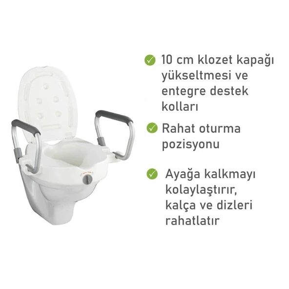 Wenko Destek Kulplu Klozet kapağı 55 x 37,5 x 47,5 cm ( Made in Germany ) - 6