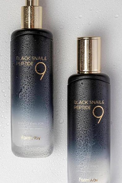 Farmstay Black Snail & Peptide 9 Tonik 120ML - 3
