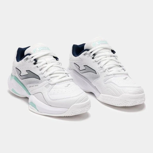 Joma Master Kadın Beyaz Toprak Kort Tenis Ayakkabısı TM10LS2542C - Resim 5