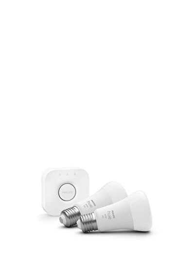 Philips Hue Beyaz Akıllı Başlangıç Seti 2'li Bluetooth Özellikli Akıllı Ampul - 2