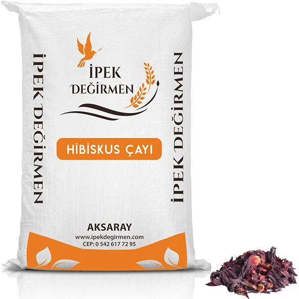 İpek Değirmen 1 KG Doğal Kurutulmuş Hibiskus Çayı Nar Çiçeği