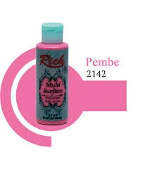 Rich Multi Surface Akrilik Boya 120ml 2142 Pembe ürün görseli 1