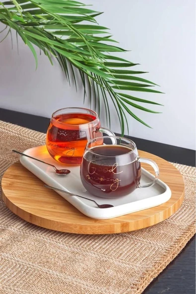 Perotti 15514 Costa Morning  2li 400ml Cam Kupa - 2