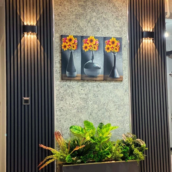 AKUSTİK DUVAR PANELİ 60x260 CM ANTRASİT - 5