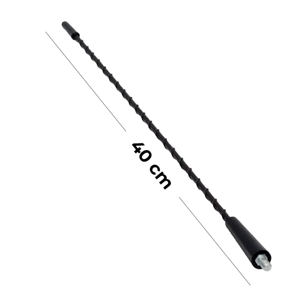 Mega Oto Market Zendar Çubuk Radyo 40 cm Düz Tepe Anteni Tüm Araçlar ile uyumlu - 3