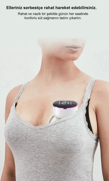 Life Net Diamond Elmas MY-373 Giyilebilir Şarjlı Süt Sağma Makinası - 4