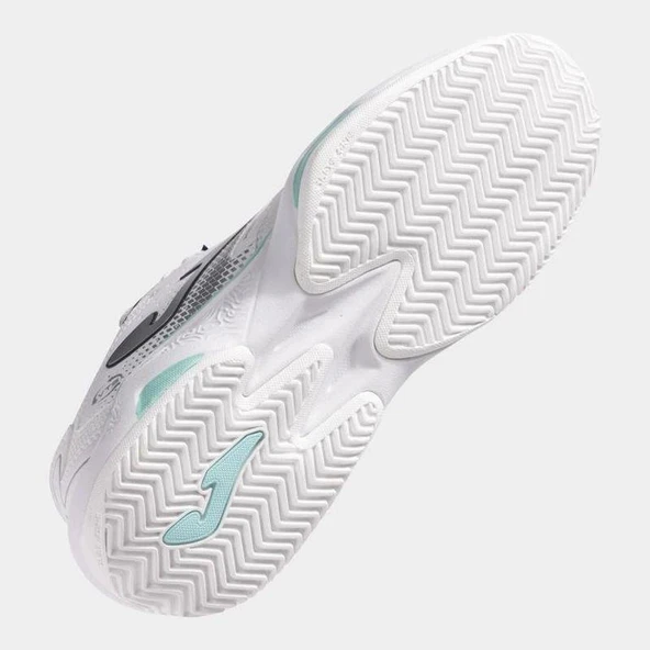 Joma Master Kadın Beyaz Toprak Kort Tenis Ayakkabısı TM10LS2542C - Resim 4