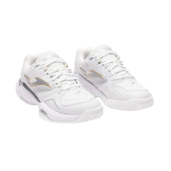 Joma Master Kadın Beyaz Toprak Kort Tenis Ayakkabısı TM10LS2502C - Resim 4