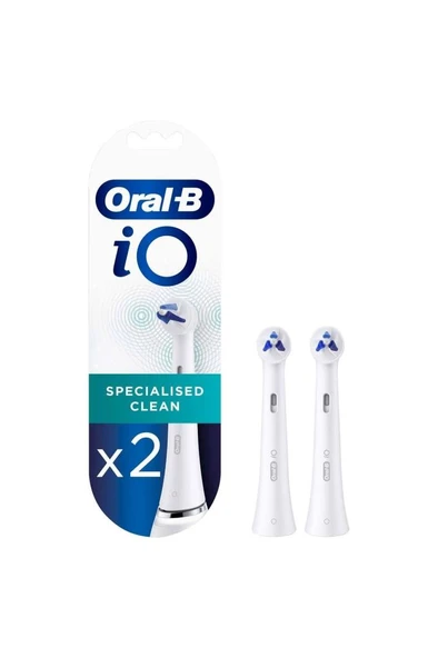 Oral-B iO Specialised Clean Beyaz Diş Fırçası Yedek Başlığı 2 Adet