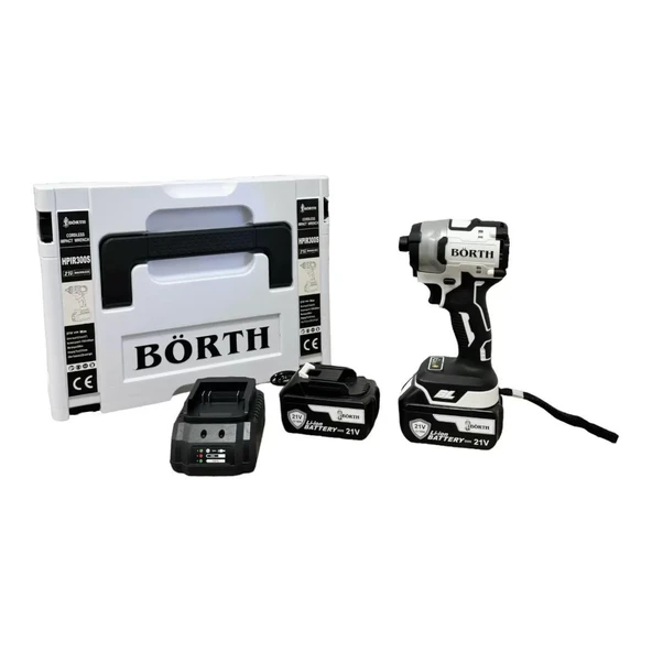 Börth Akülü 3-Lü Set Hilti & Taşlama & Torklu Vidalama - 2