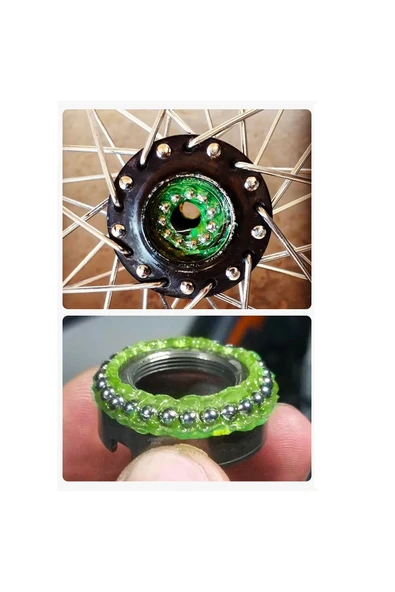 Araç Otomobil Bisiklet Yeşil Rulman Gres Yağı 100 gr - 5