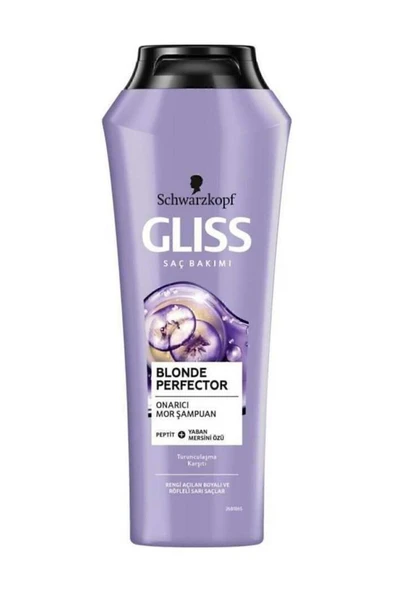 Gliss Şampuan Schwarzkopf Blonde Perfector Turunculaşma Karşıtı Mor 250 ml 899Fseri