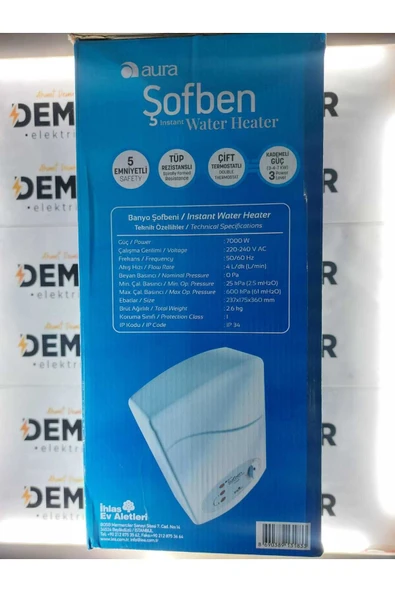 İhlas Demi?r Elektri?k - I?hlas Aura Şofben (ANİ? SU İSİTİCİ) - 3