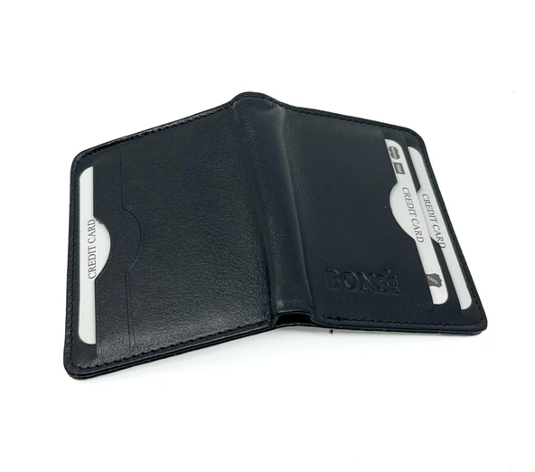 Kayader BONS Collection Deri Cüzdan - Siyah 001 - 5