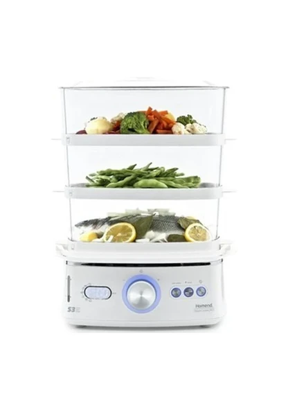 AÇIKLAMAYI OKU-Homend 2401 S3 Steamcooker 11 L Buharlı Pişirici